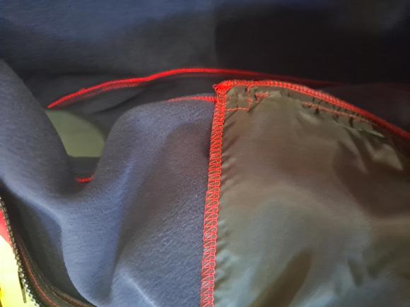 New Bob Timberlake Red Full Zipper Fleece Vest Size Large - Picture 5 of 6